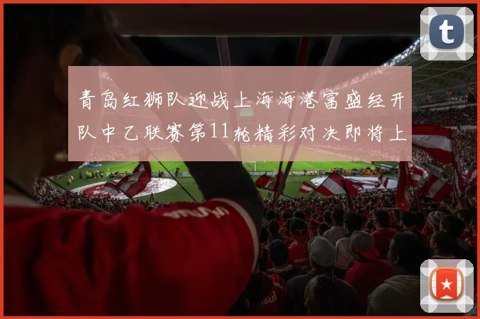 青岛红狮队迎战上海海港富盛经开队中乙联赛第11轮精彩对决即将上演